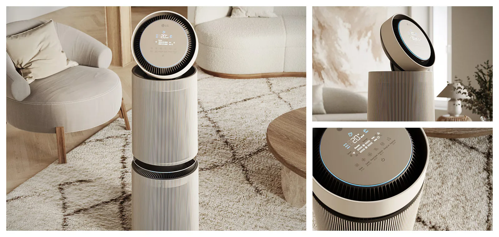 Dual-Booster 360° Purification — LG PuriCare 360° Alpha Pet Double