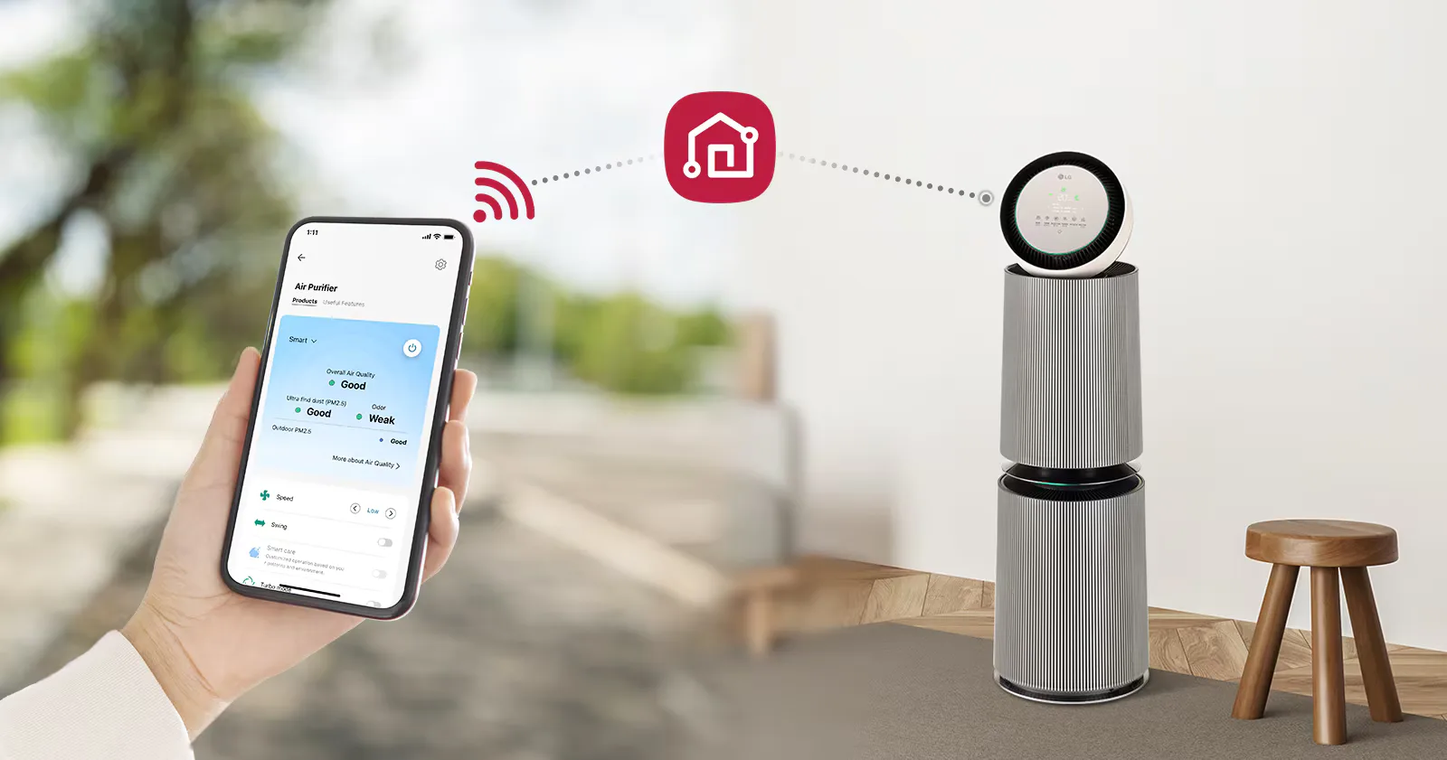 LG ThinQ™ — LG PuriCare 360° Alpha Pet Double