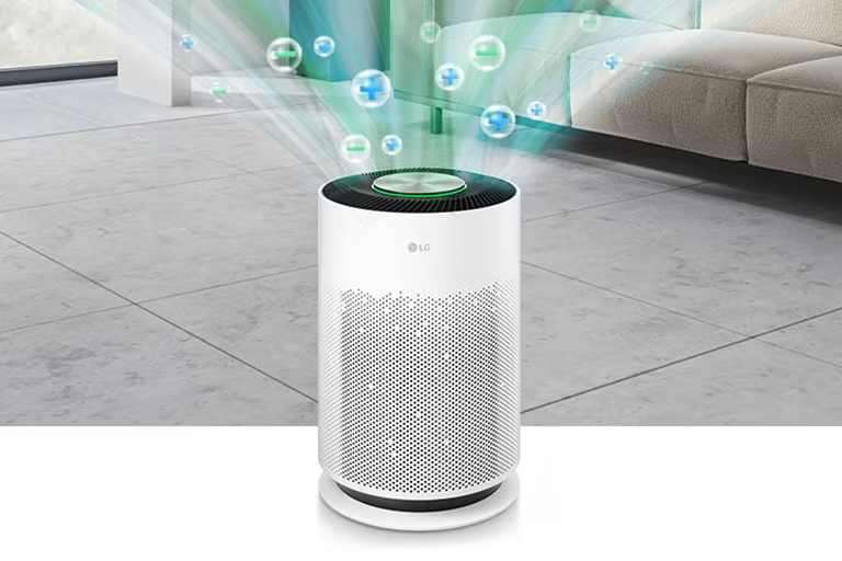 Leaves Your Space Clean from Bacteria — LG PuriCare 360° HIT